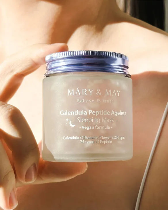 Mary & May Calendula Peptide Ageless Sleeping Mask-Makeup Stash Pakistan