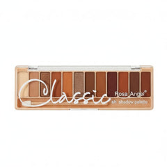 Classic Rosa Angel Eyeshadow Palette - 12 Shades of Soft Glam & Timeless Elegance