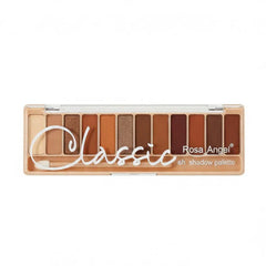 Classic Rosa Angel Eyeshadow Palette – 12 Highly Pigmented Matte & Shimmer Shades