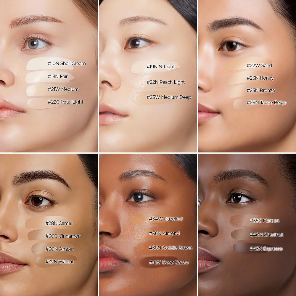 Jung Saem Mool foundation,skin nuder cushion SPF50,Korean cushion foundation,long wear cushion makeup,cushion foundation,shade 21 medium cushion,lightweight foundation cushion,natural glow cushion makeup, K-beauty,buildable coverage cushion,hydrating cushion foundation - Makeupstashpk