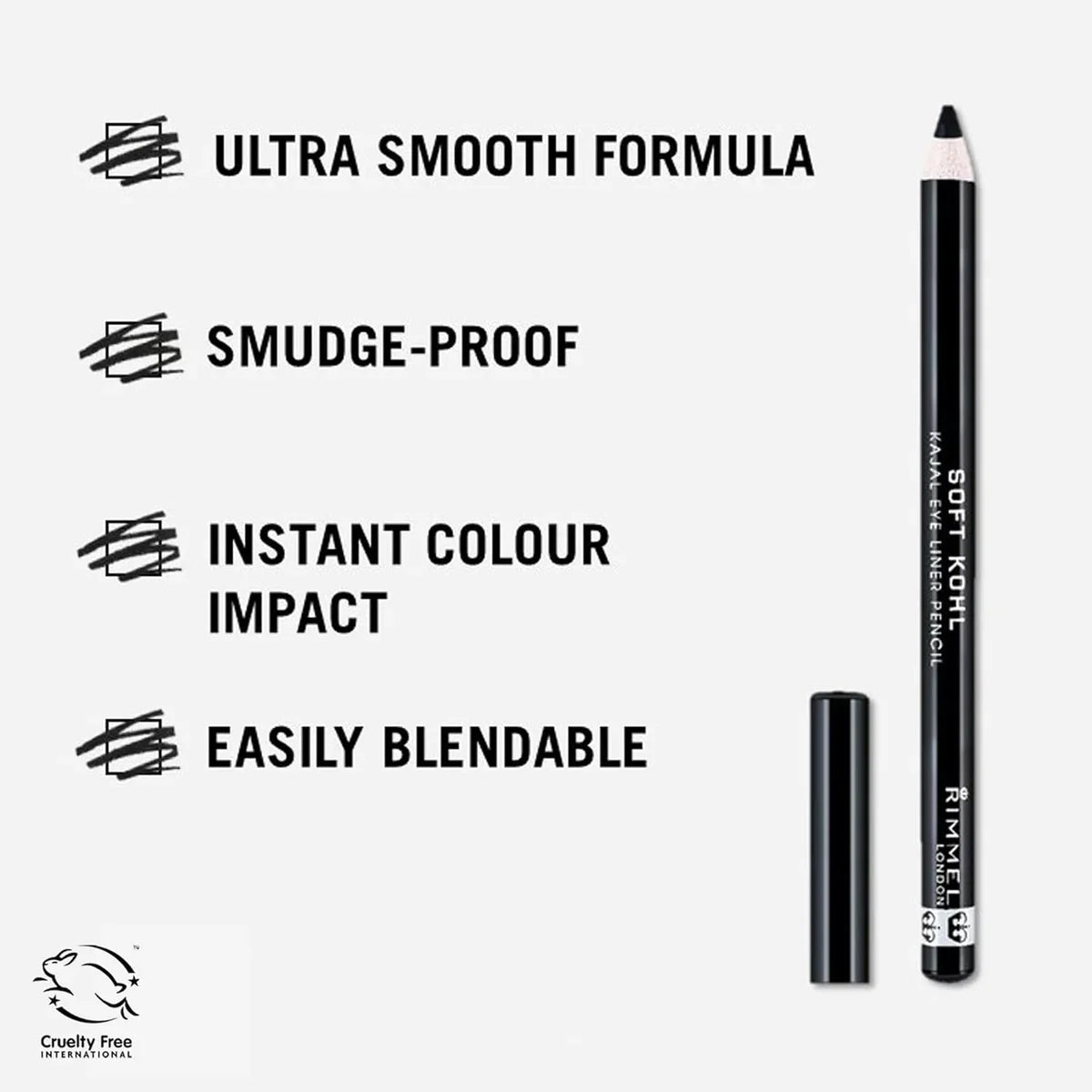 Waterline Eyeliner Pencil , Highly Pigmented , Smoky Eye Pencil , Kajal Eye Liner , Makeupstashpk