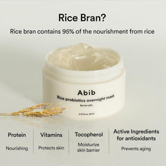 Abib - Rice Probiotics Overnight Mask Barrier Jelly 80ml - Makeup Stash Pakistan

