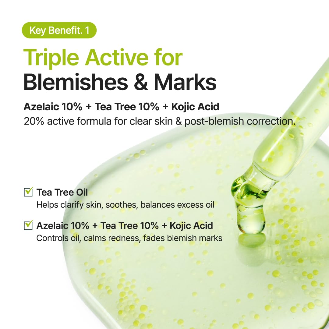 Purito,Azelaic Acid,Serum,Korean Serum,Brightening,Acne Care Treatment,Makeupstashpk