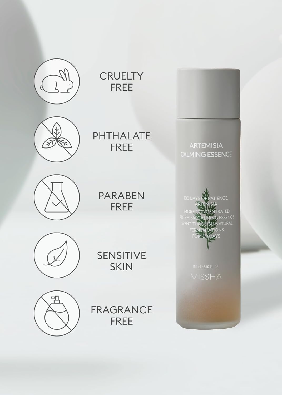 Missha - Artemisia Calming Essence 150ml - Makeup Stash Pakistan