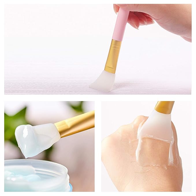 Cute Silicone Face Mask Brush – Soft Flexible Facial Mask Applicator Tool