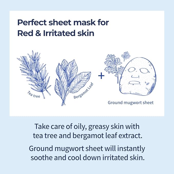 Numbuzin - No. 4 SOS Icy Soothing Sheet Mask 1P 27ml - Makeup Stash Pakistan
