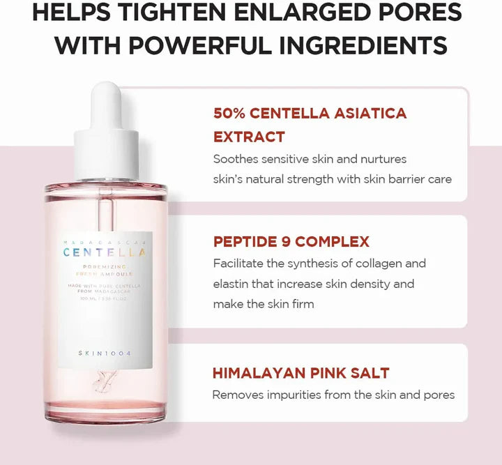 SKIN1004 - Madagascar Centella Poremizing Fresh Ampoule 100 ml - Makeup Stash Pakistan