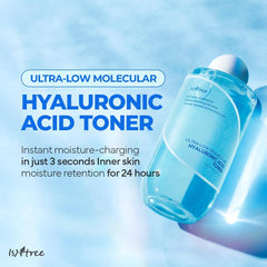 Isntree - Ultra-Low Molecular Hyaluronic Acid Toner 300ml-Makeup Stash Pakistan
