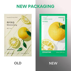 Innisfree - Squeeze Energy Mask Sheet (Yuzu) 20ml - Makeup Stash Pakistan