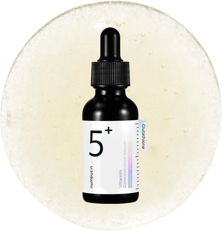 Numbuzin – No.5 Glutathione Vitamin Concentrated Serum 30ml - Makeup Stash Pakistan
