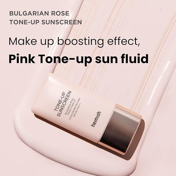 Heimish - Bulgarian Rose Tone-up Sunscreen SPF50+ PA+++ 30ml - Makeup Stash Pakistan