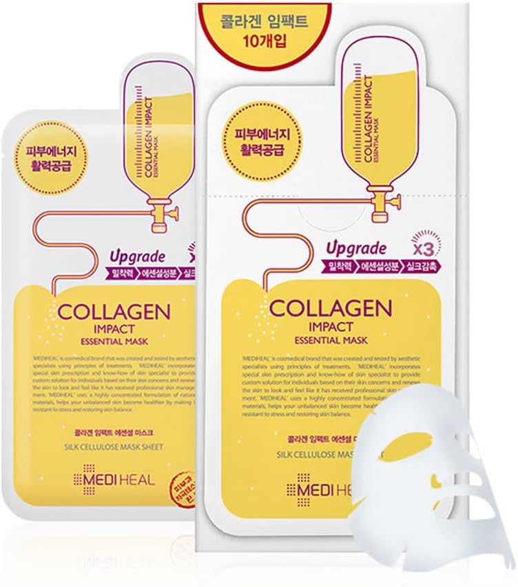 Collagen Mask, Korean Sheet Mask, Anti Aging Face Mask, Collagen Face Mask, Hydrating Sheet Mask, Skin Firming Mask, Korean Skincare, Makeupstashpk