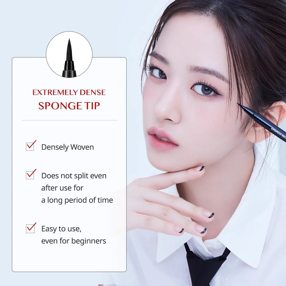 Cacao Brown Eyeliner, Superproof Pen Liner, Waterproof Eyeliner, Korean Eyeliner,Long Lasting Eyeliner, Natural Glam Makeup, Precision Eyeliner, Eye Makeup Korea, Beauty Essentials, Makeup Must Have, - Makeup Stash Pakistan