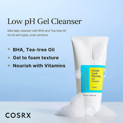 Cosrx Low pH Good Morning Gel Cleanser 20ml - Makeup Stash Pakistan