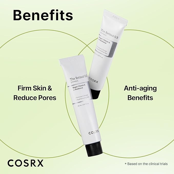 Cosrx - The Retinol 0.3 Super Vitamin E +Panthenol Cream 20ml - Makeup Stash Pakistan
