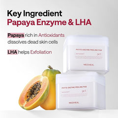Mediheal - Phyto-enzyme Peeling Pad 100 Pads - Makeup Stash Pakistan