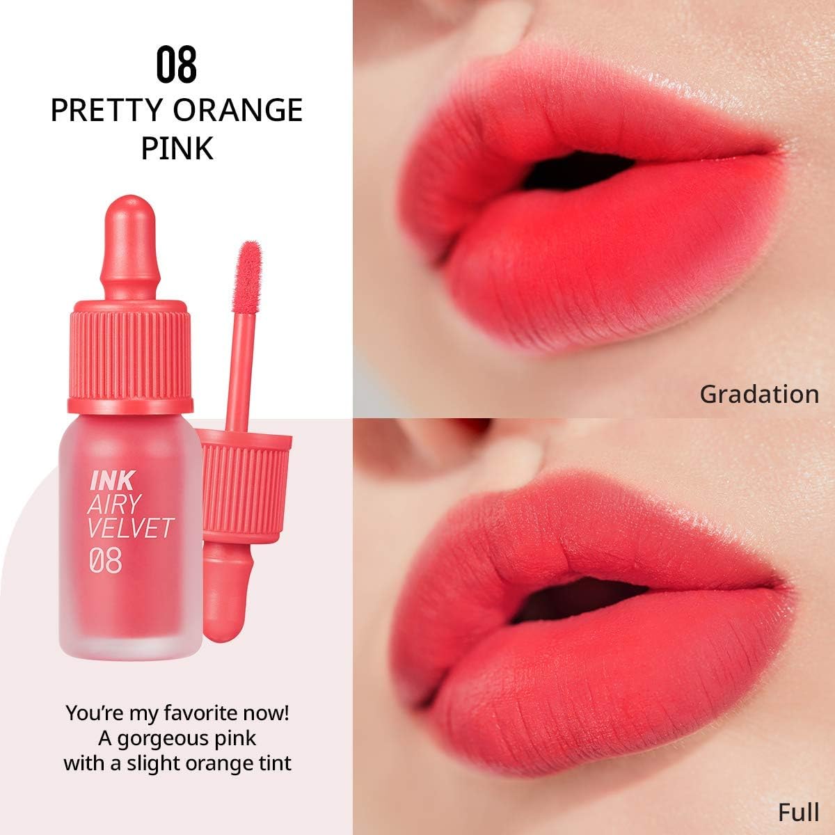 Matte Lip Stain, Velvet lip tint, Long lasting Tint, Soft Matte Lipstick, Coral Lip tint, Gradient lips - Makeup Stash Pakistan