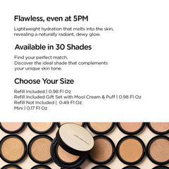 Jung Saem Mool foundation,skin nuder cushion SPF50,Korean cushion foundation,long wear cushion makeup,cushion foundation,shade 21 medium cushion,lightweight foundation cushion,natural glow cushion makeup, K-beauty,buildable coverage cushion,hydrating cushion foundation - Makeupstashpk