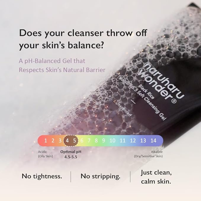 Haru Haru Wonder Black Rice Moisture 5.5 Soft Cleansing Gel 100ml - Makeup Stash Pakistan