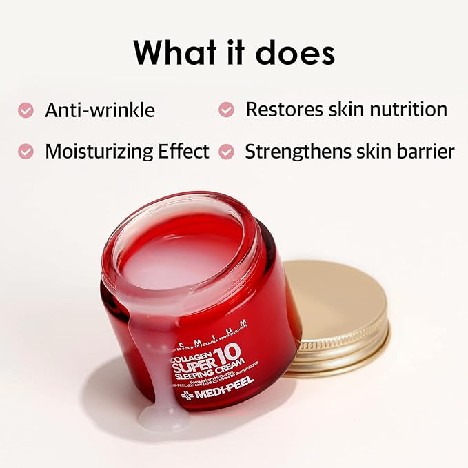 Medi-Peel - Collagen 10 Sleeping Cream 70ml - Makeup Stash Pakistan 