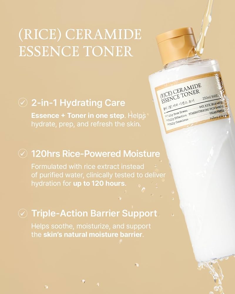 FUlly - Rice Ceramide Essence Toner 250ml - Makeup Stash Pakistan