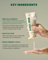 K-Secret - Seoul 1988 Pine Cica 1% + Probiotics Cleansing Foam 150ml - Makeup Stash Pakistan