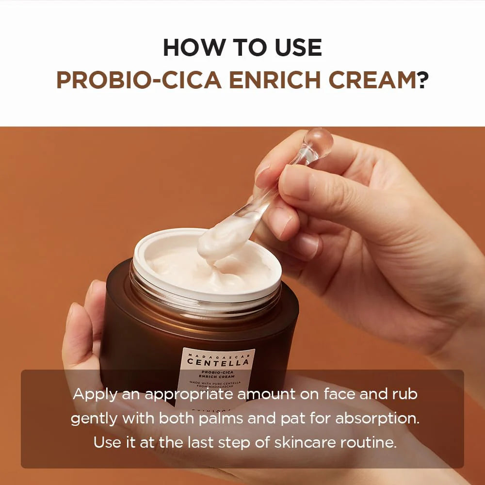 Skin1004 - Madagascar Centella Probio-Cica Enrich Cream 50ml - Makeup Stash Pakistan