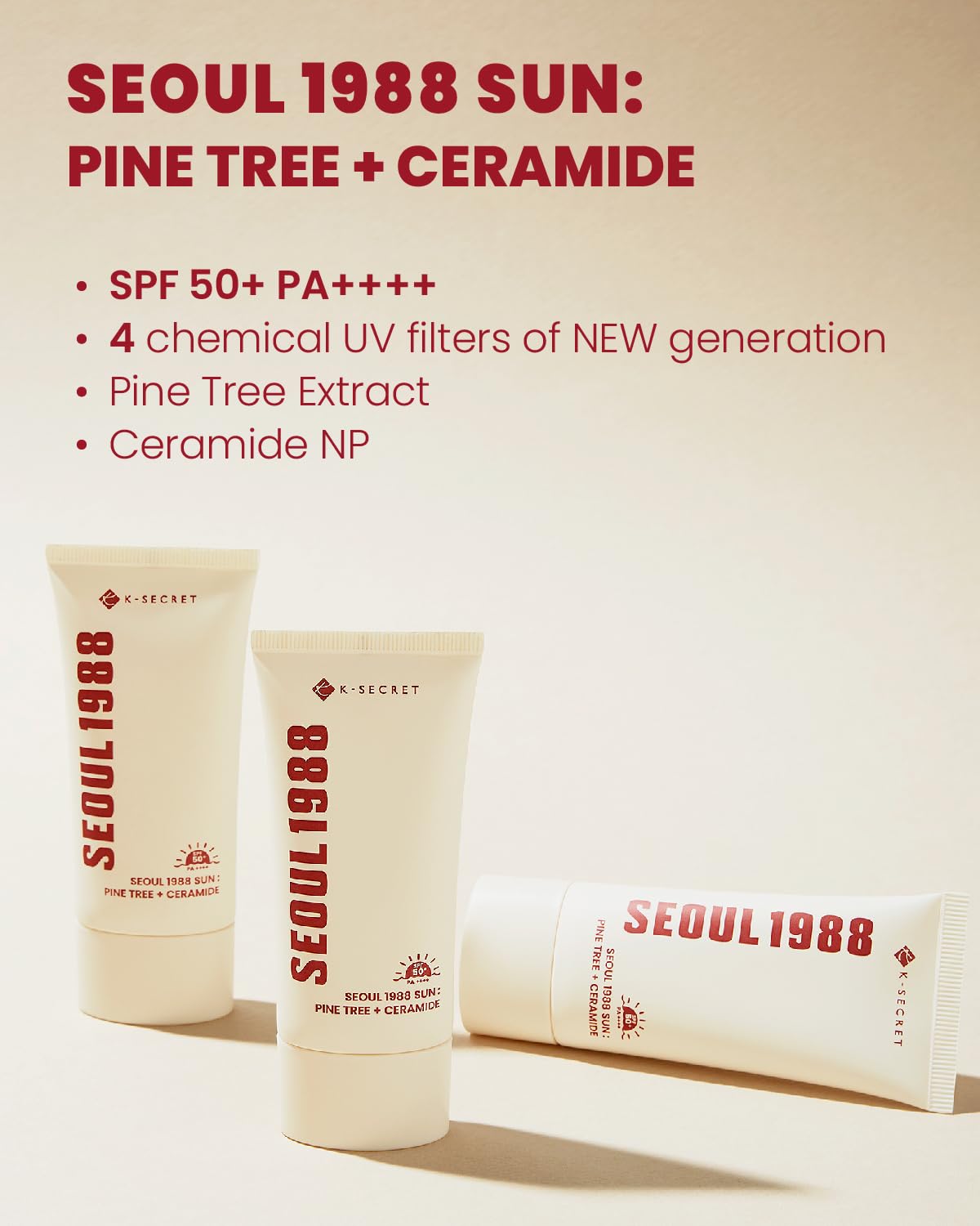K-Secret,Sunscreen,Hydrating,sun protection,non-greasy texture,lightweight,long-lasting,Makeupstashpk