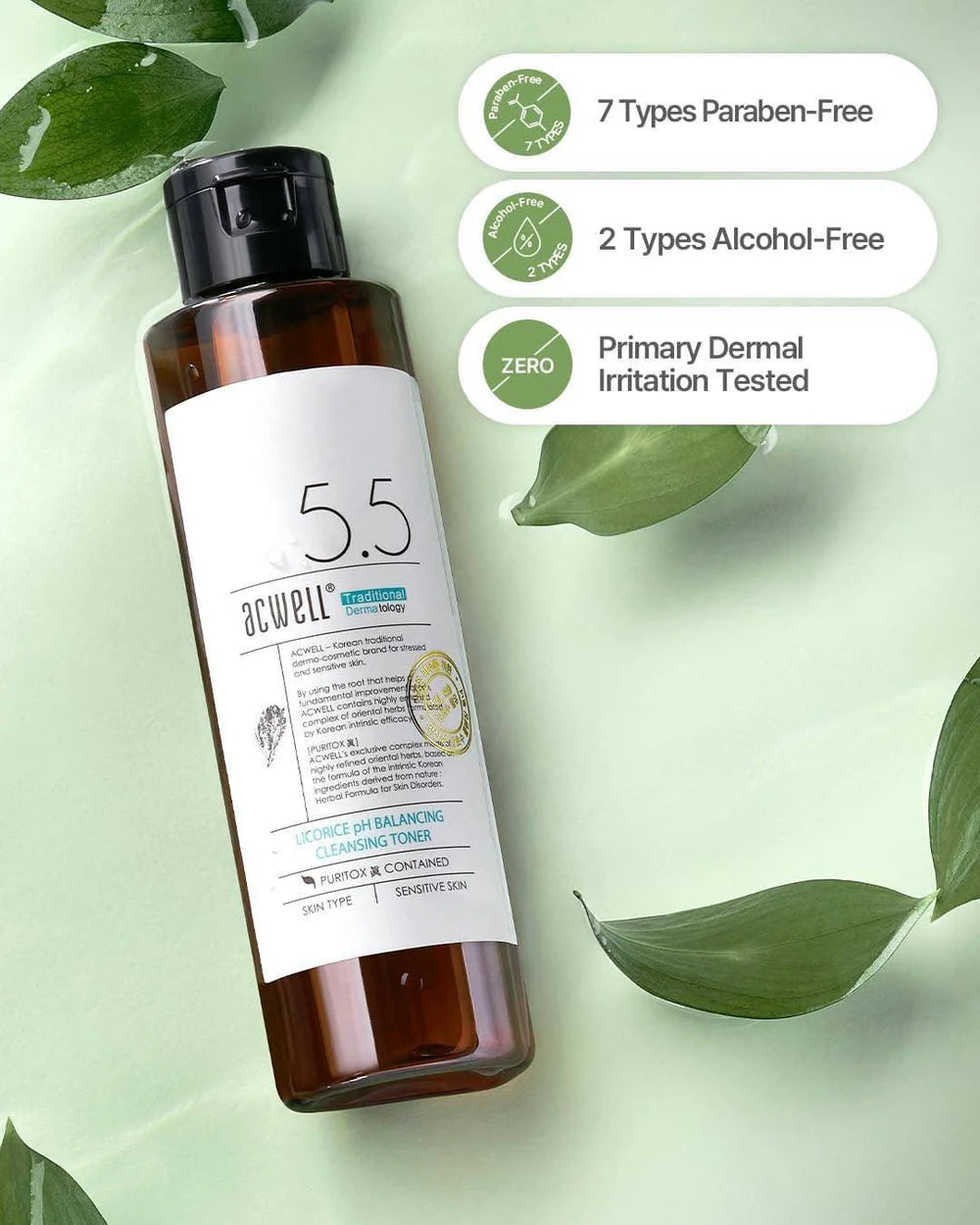 Acwell - Licorice Ph Balancing Cleansing Toner 150 ML - Makeup Stash Pakistan