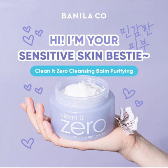 Banila Co Purifying Balm, Clean It Zero Sensitive Skin, Gentle Cleansing Balm Pakistan, Makeup Remover Balm, Korean Skincare Cleanser,Makeupstashpk