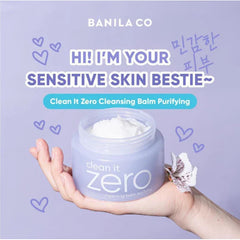 Banila Co Purifying Balm, Clean It Zero Sensitive Skin, Gentle Cleansing Balm Pakistan, Makeup Remover Balm, Korean Skincare Cleanser,Makeupstashpk