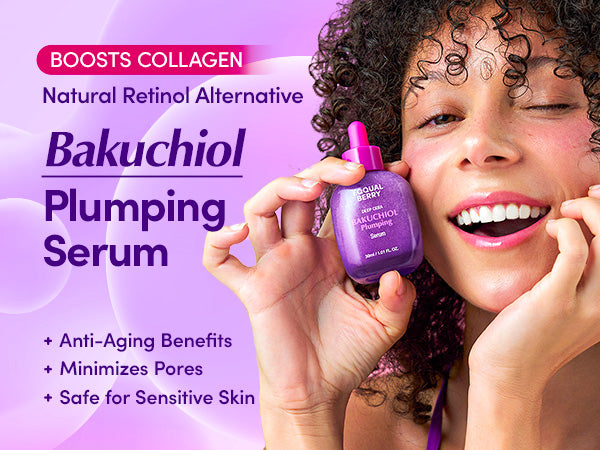 Eqqualberry - Bakuchiol Plumping Serum 30ml - Makeup Stash Pakistan
