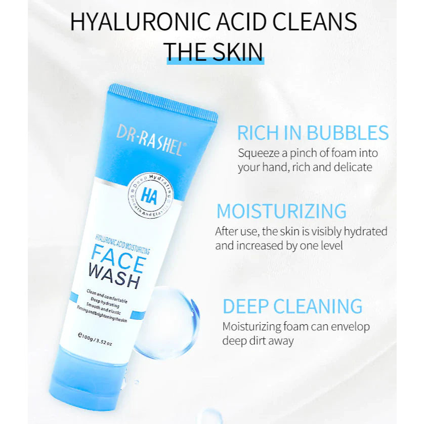 Moisturizing Face Wash, Hydrating, Gentle Cleanser, All Skin Types - Makeupstashpk