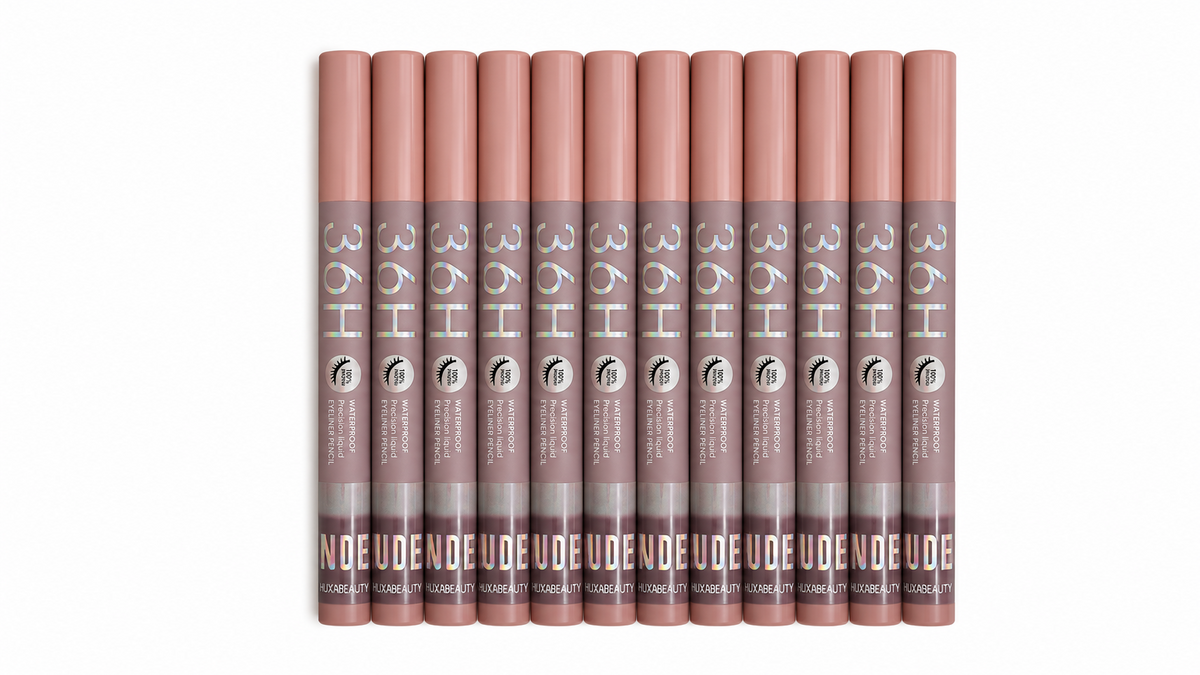 HUXIABEAUTY, HUXIABEAUTY Eyeliner, NUDE Eyeliner, Waterproof Eyeliner, Liquid Eyeliner, Precision Eyeliner, Eyeliner Pencil, 36H Eyeliner, Long Lasting Eyeliner, Smudge Proof Eyeliner, Quick Dry Eyeliner, Black Eyeliner, Matte Eyeliner, Eye Makeup, Waterproof Makeup, Winged Eyeliner - Makeupstashpk