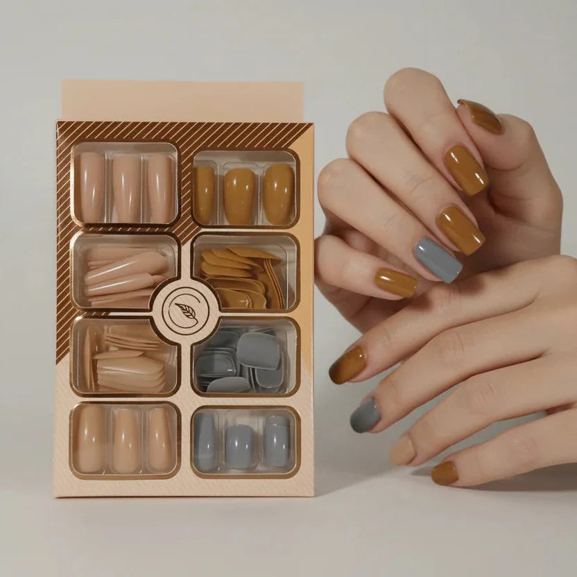 Stick On Nails, Press-On Nails, Dip Color Nails, Nail Art Set, Easy Manicure, Salon-Quality Nails, Reusable Stick On Nails, Home Manicure, Nail Colors Set, Trendy Nail Designs, Makeupstashpk