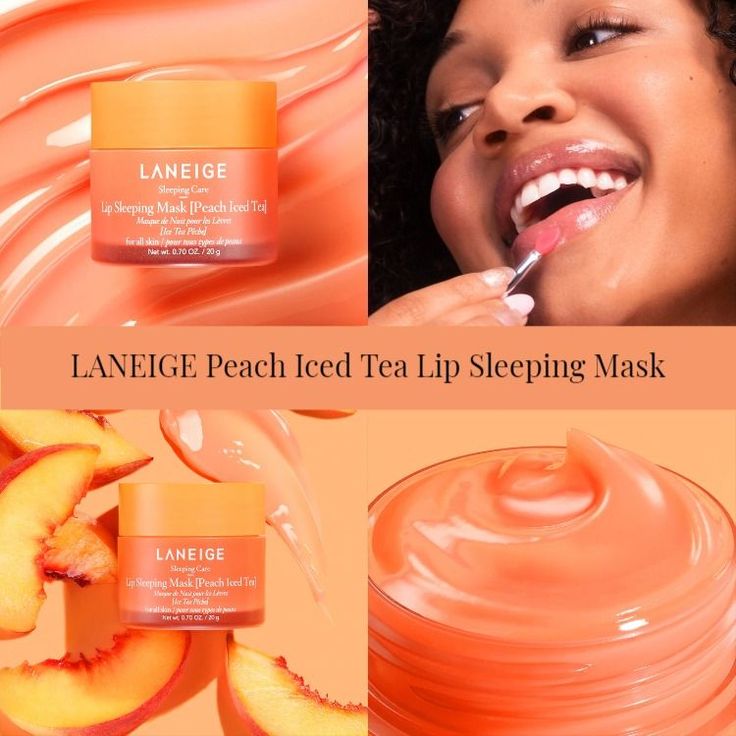 Laneige Lip Sleeping Mask Peach Iced Tea 3g-Makeup Stash Pakistan