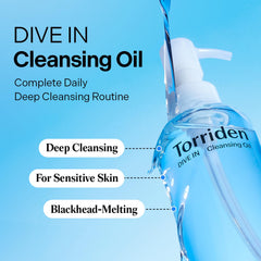 Torriden, Cleansing Oil, Korean Cleansing Oil, Makeup Remover Oil, Hyaluronic Acid Cleanser, Torriden DIVE IN Cleansing Oil, Deep Cleansing Oil, Gentle Face Oil Cleanser, Double Cleansing Oil, Hydrating Cleansing Oil - Makeupstashpk