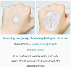 Waterproof sunscreen, Oily skin, no white cast sunscreen, sunscreen milk, - Makeup Stash Pakistan