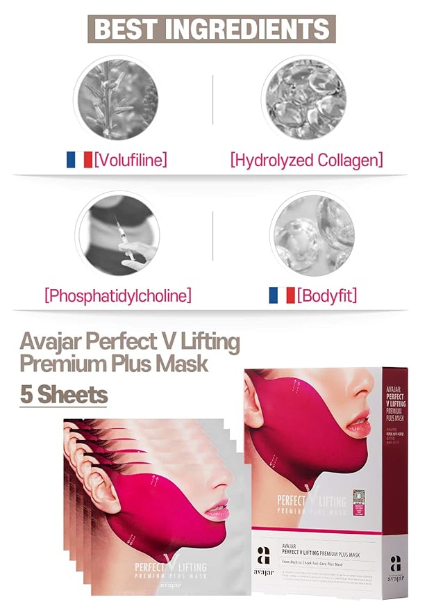 Face Contouring Mask, Hydrating Sheet Mask,V-Line Lifting Mask, Korean Skincare Mask, Firming Face Mask, Anti-Aging Sheet Mask, Facial Lifting Mask, Youthful Skin Mask , Makeup Stash Pakistan