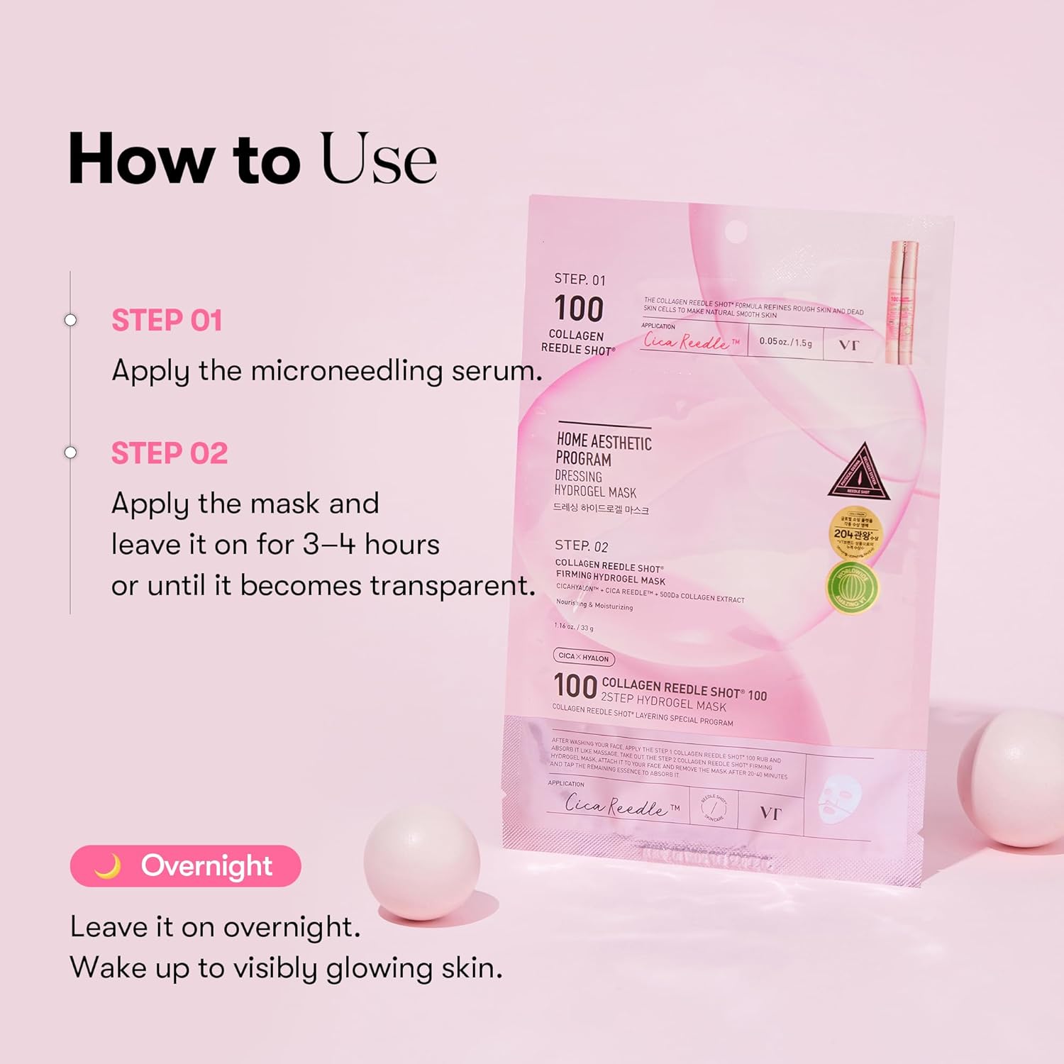 VT Collagen Reedle Shot 100, VT Hydrogel Mask, Korean Skincare Mask, Collagen Face Mask, Reedle Shot Mask, VT Cosmetics, Hydrating Hydrogel mask,Makeupstashpk