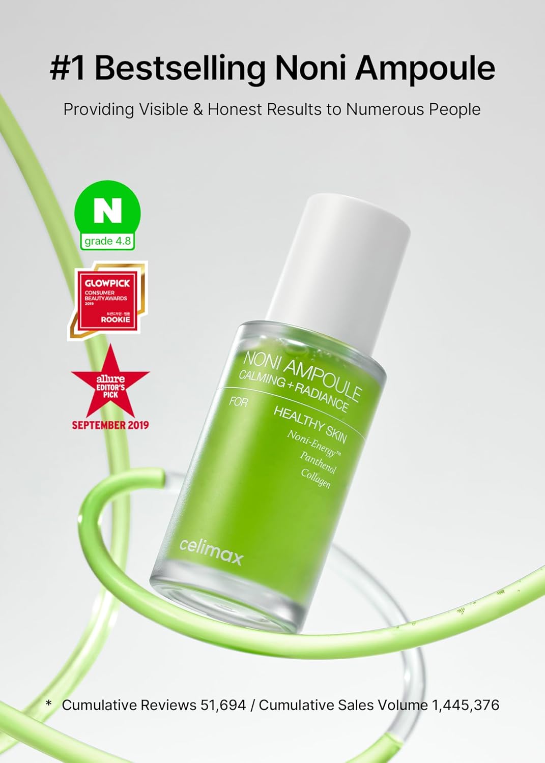 celimax noni ampoule, calming serum, hydrating serum, korean skincare serum, noni extract serum, soothing face serum, glowing skin serum, antioxidant serum,Makeupstashpk