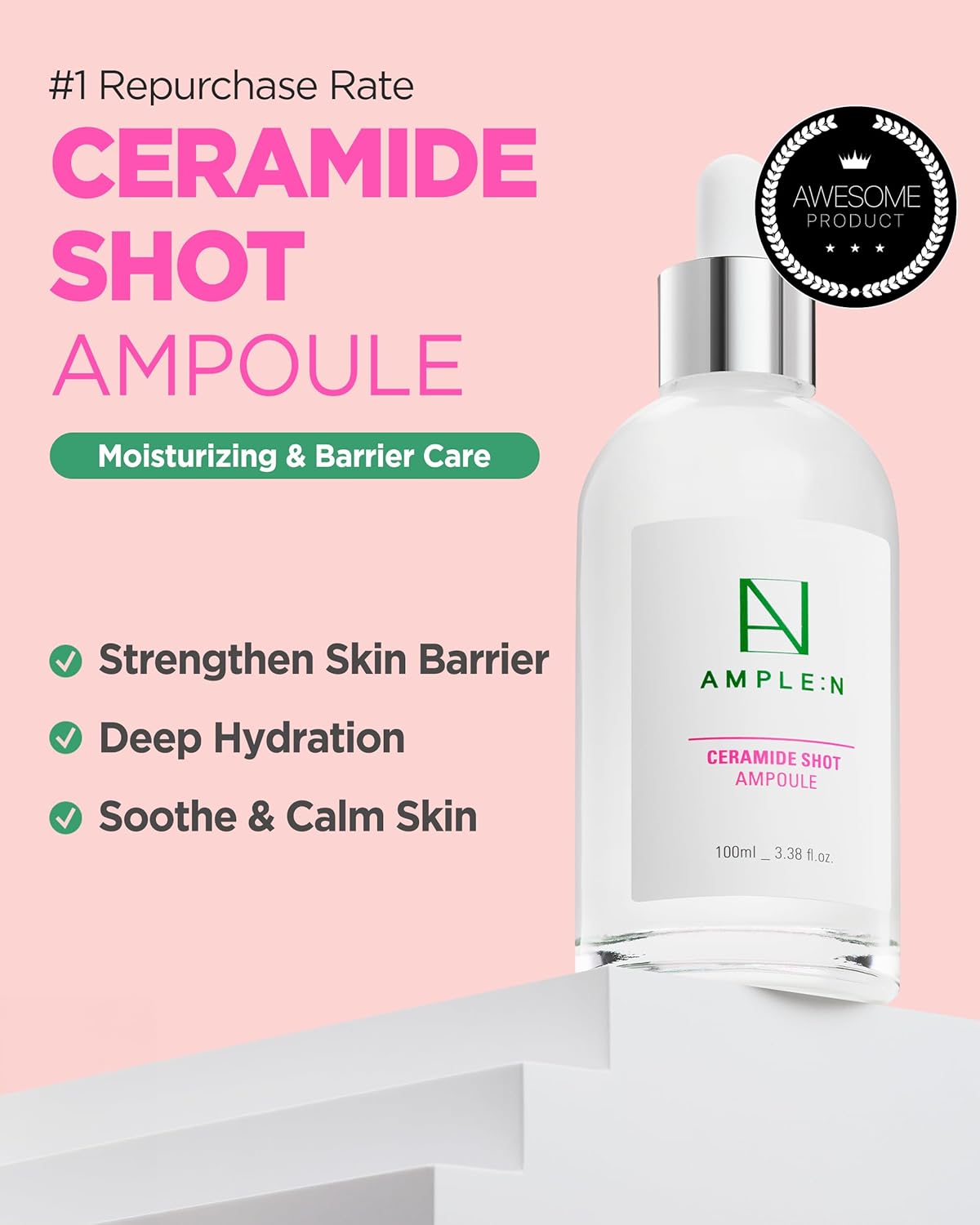 AMPLE:N,Serum,Skin Barrier Repair Serum,Deep Hydration,korean skincare serum,Makeupstashpk