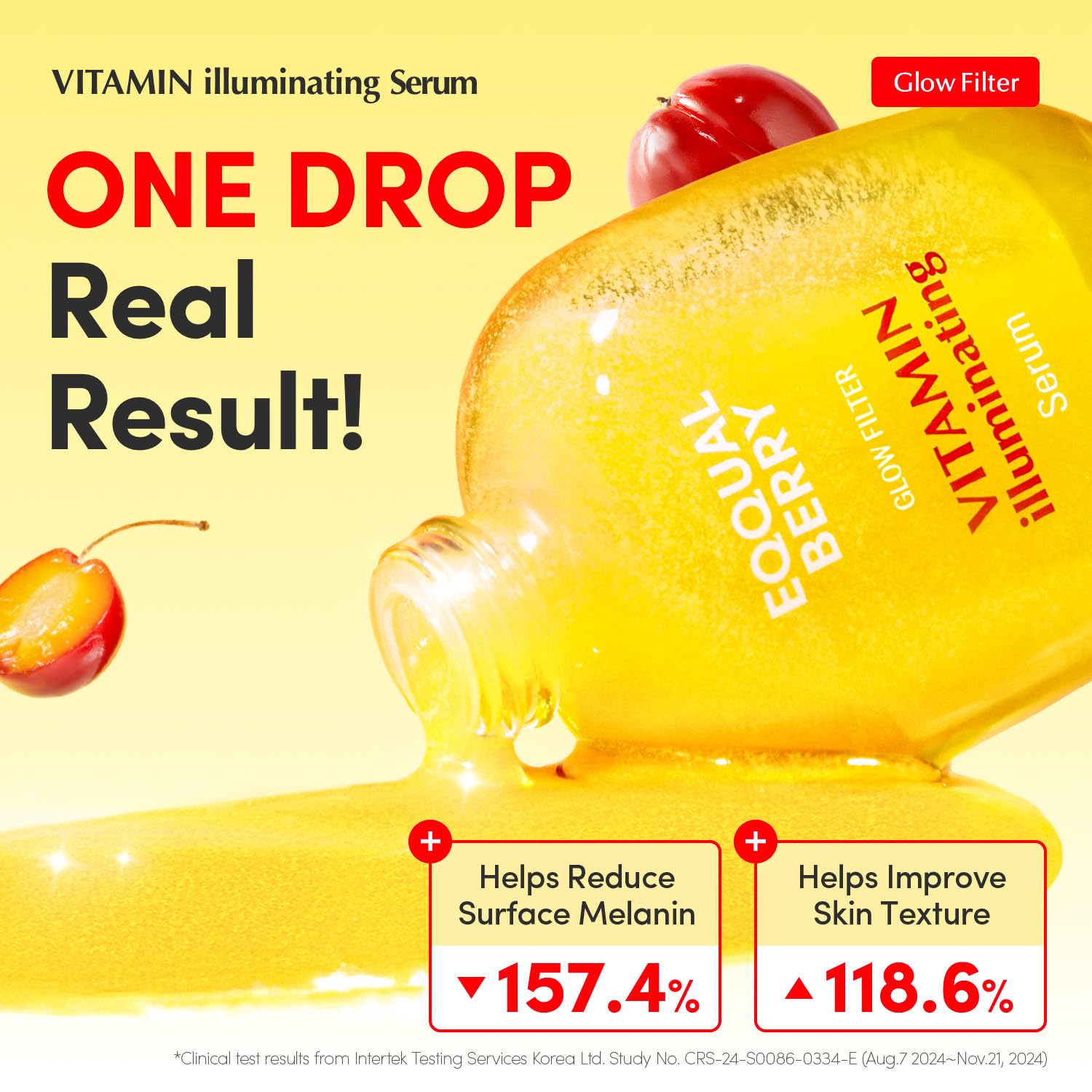 Eqqualberry vitamin serum, brightening serum, glow serum, illuminating serum, vitamin face serum, Korean skincare serum, uneven skin tone treatment, radiance boosting serum,Makeupstashpk