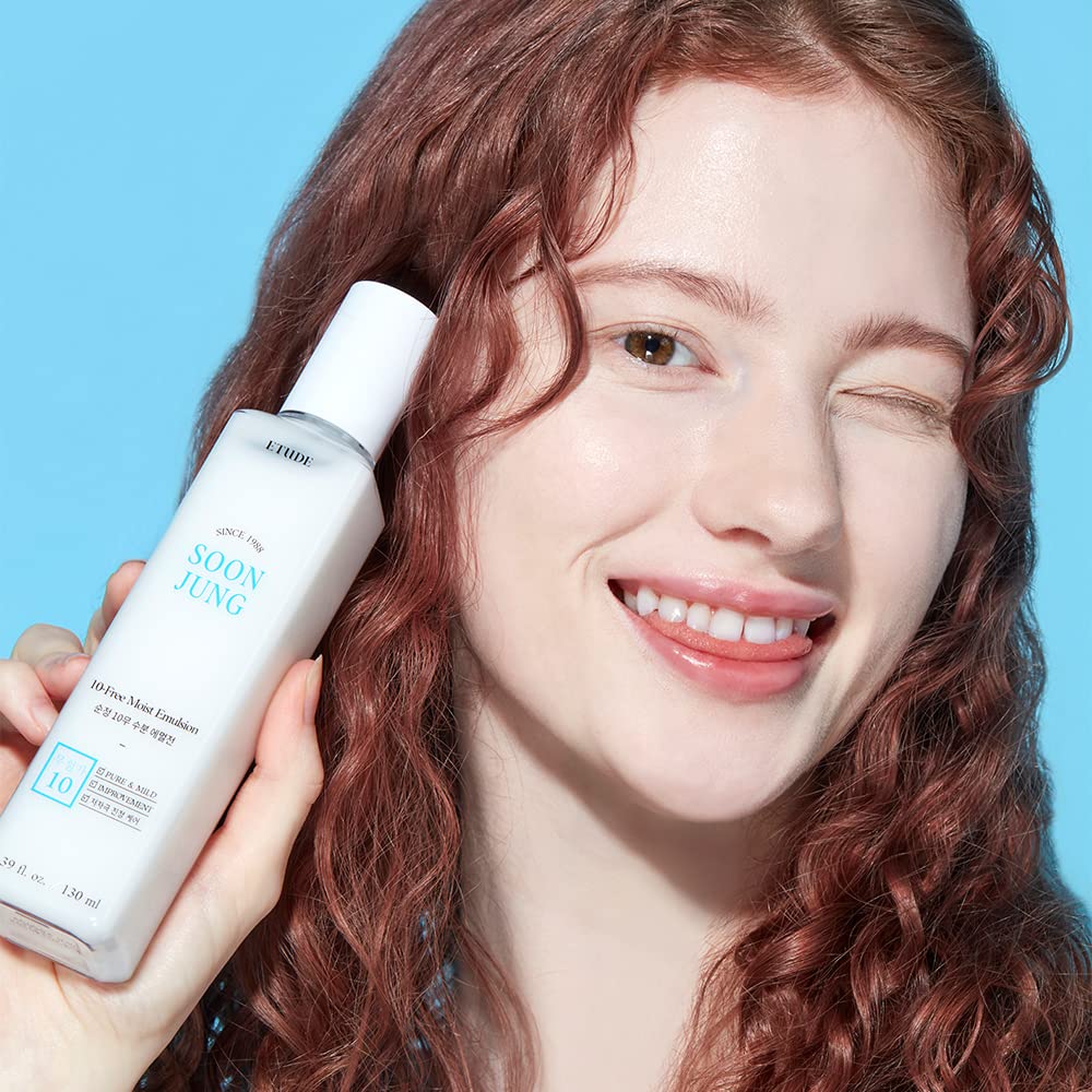 Etude House Soon Jung, 10 free emulsion, sensitive skin moisturizer, Korean emulsion, hydrating emulsion, soothing moisturizer - Makeup Stash Pakistan
