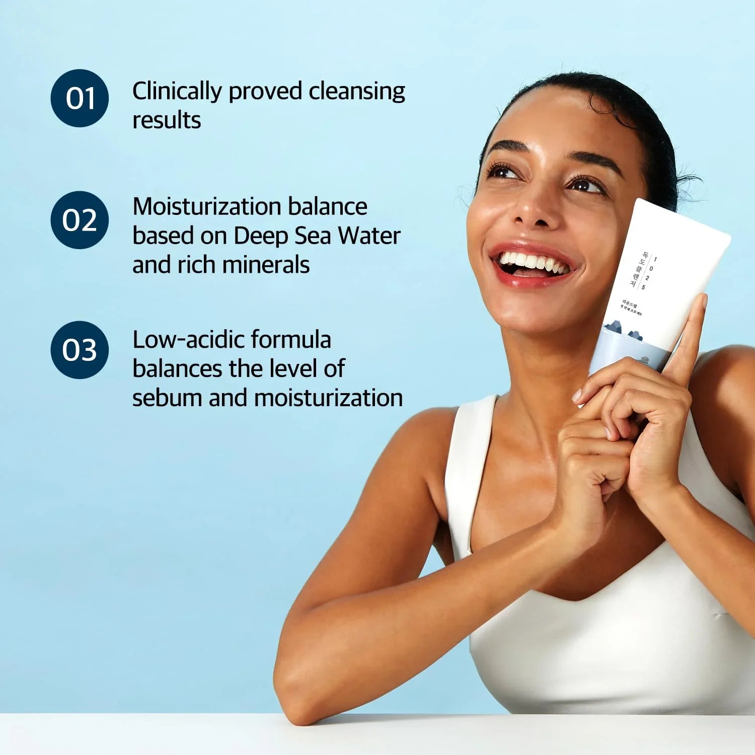 Cleanser, Korean face wash, Deep Cleansing , Hydrating Face ,Gentle Claening, Super Soft,