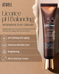 Acwell – Licorice Ph Blancing Eye Cream 30ml - Makeup Stash Pakistan