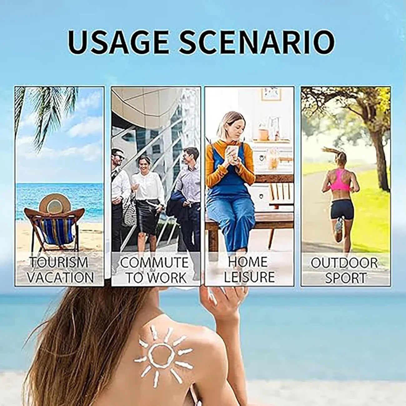 Serum-Light ,  Deeply Hydrating , Powerful UV Protection , No White Cast , Daily Face Sunscreen , Water Fit Sun Serum , Makeupstashpk