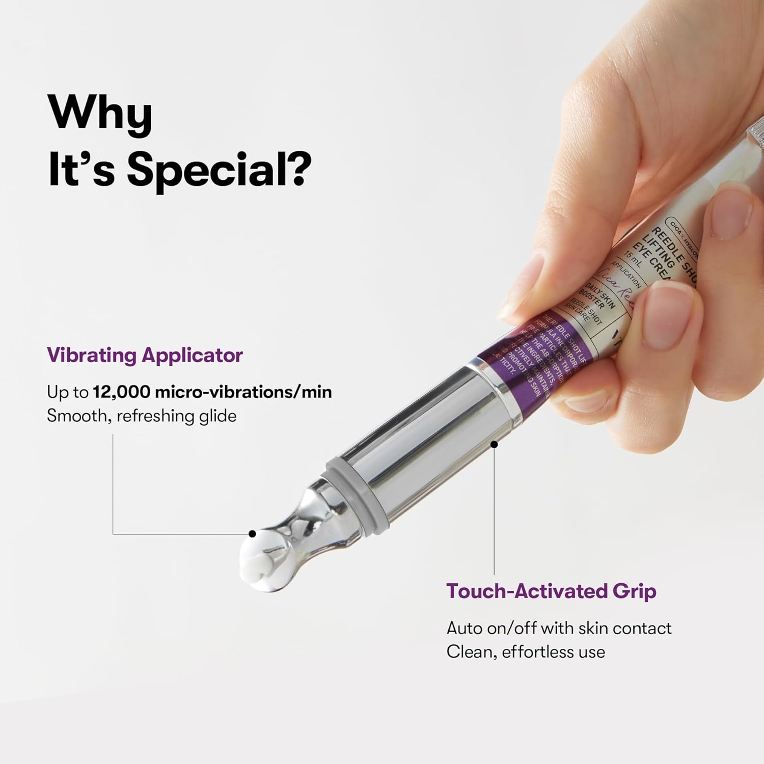 VT Cosmetics Reedle Shot Lifting Eye Cream 15ml | Anti-Aging Eye Care for Wrinkles & Firmness