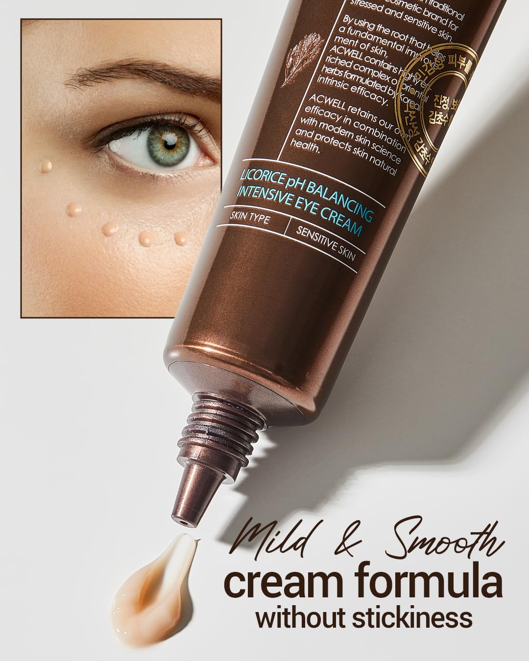 Acwell – Licorice Ph Blancing Eye Cream 30ml - Makeup Stash Pakistan