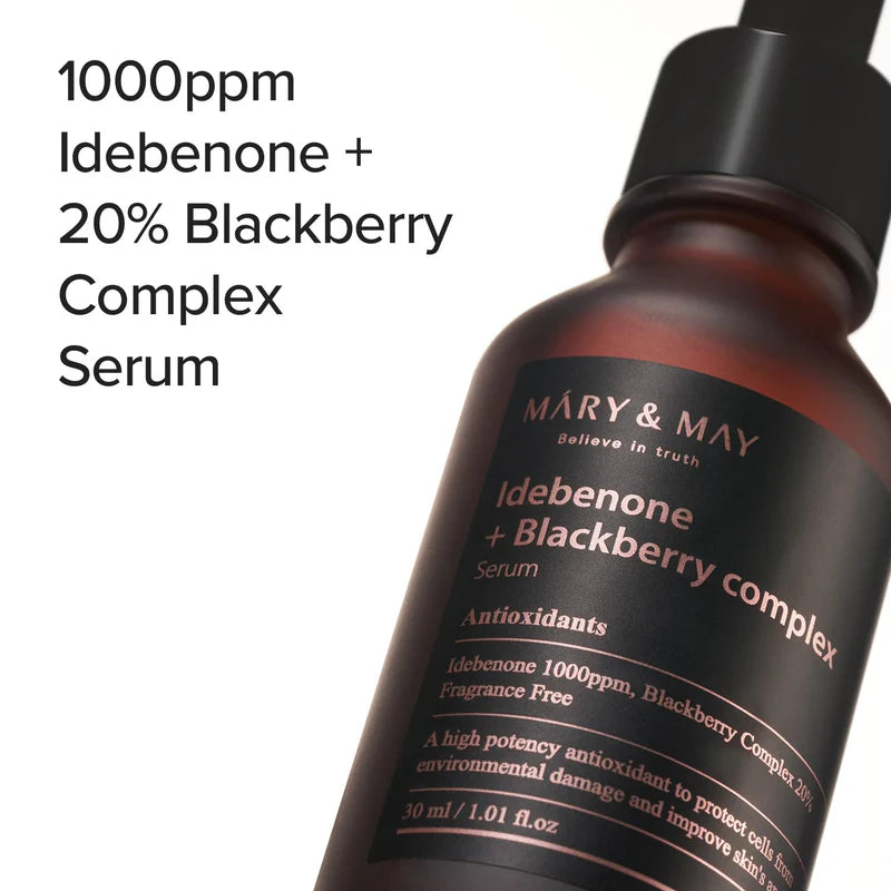 Mary & May - Idebenone + Blackberry Complex Serum - Makeup Stash Pakistan